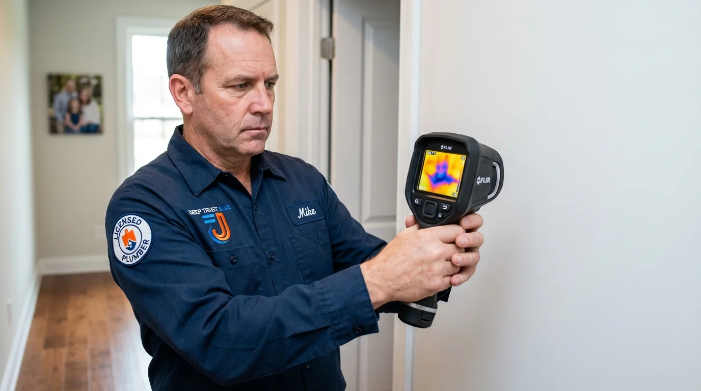 Thermal imaging leak detection by Johns Plumbing LLC in Flora Vista